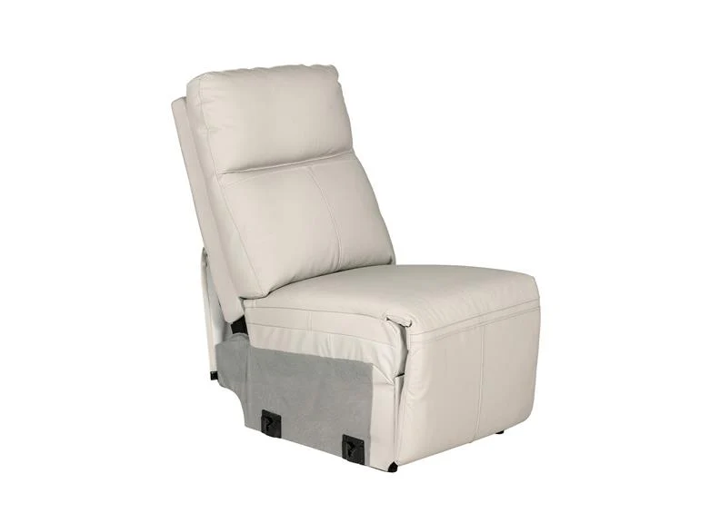 Russo Static Armless Sectional – Stone Leather Element 540mm