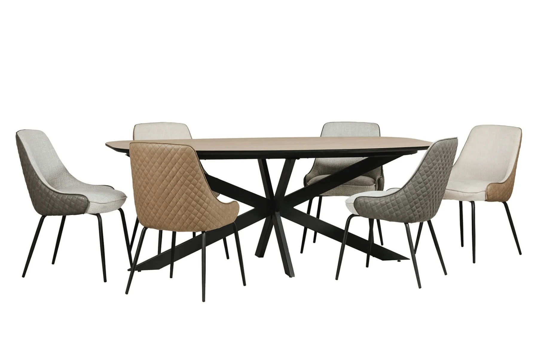 Sadia Oval Dining Table – Oak 1600mm - Image 2