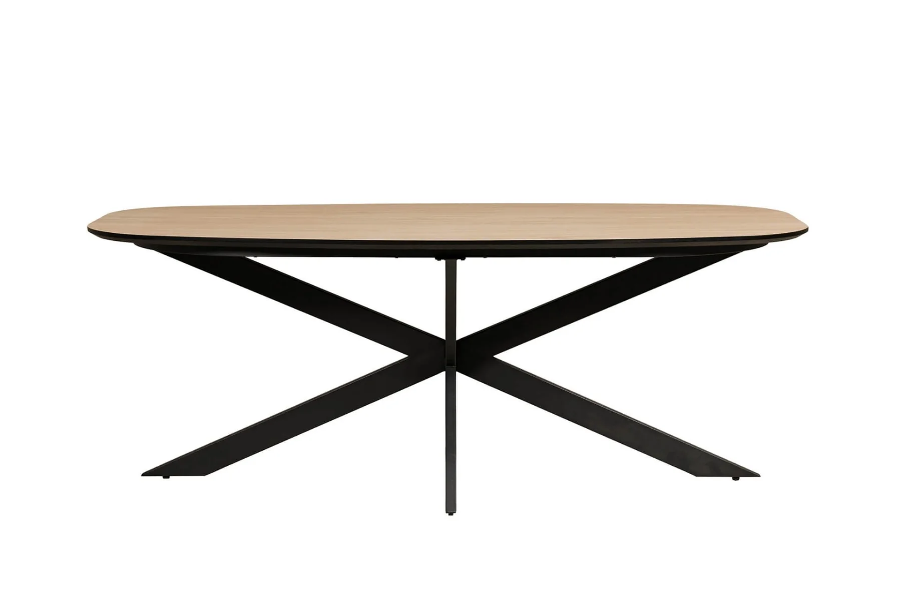 Sadia Oval Dining Table – Oak 1600mm - Image 4