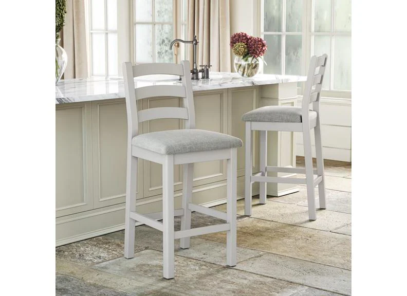 Salcombe Grey Bar Stool - Image 2
