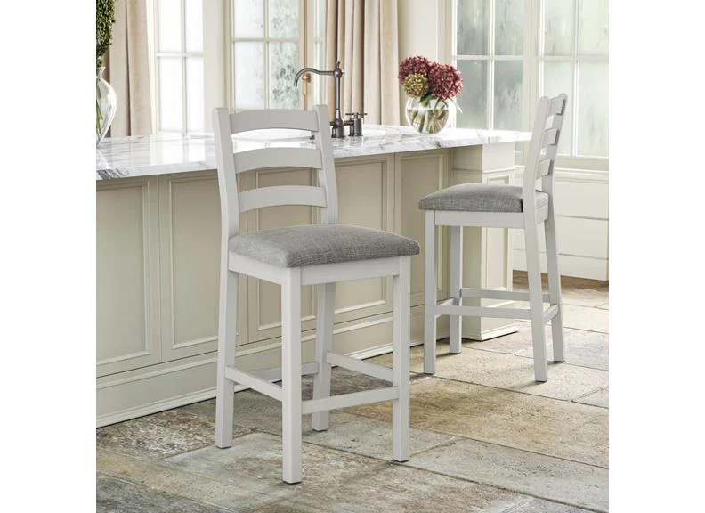 Salcombe Grey Bar Stool - Image 3