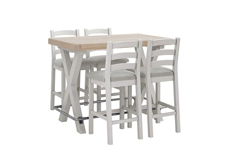 Salcombe Grey Bar Stool - Image 5