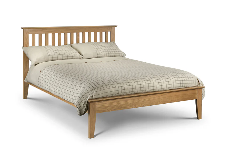 Salerno Oak Bed – Frame with Sprung Slatted Base - Image 5