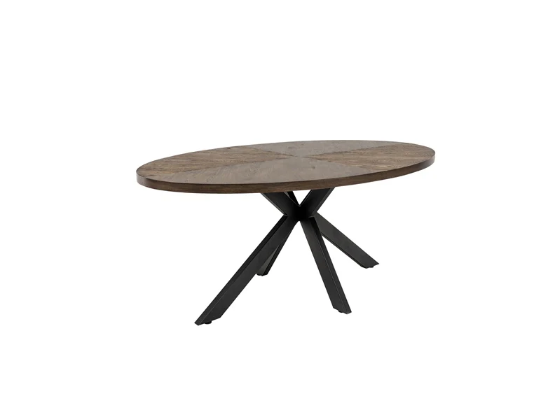 Samara Dark Wood Oval Dining Table W/Arabella Chairs - Image 2
