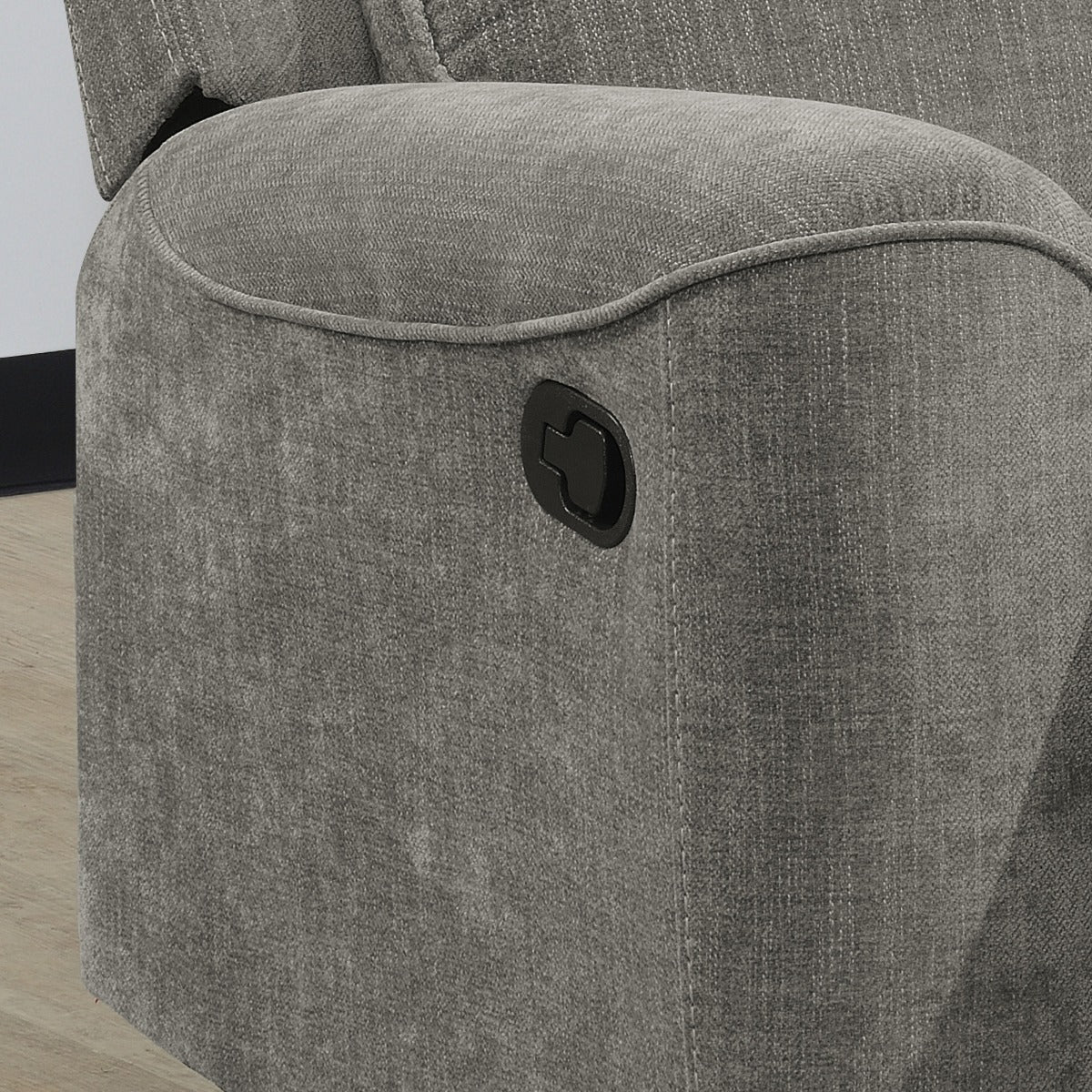 Sandhurst Recliner Chair – Light Grey Fabric with Pocket Sprung Seat - Image 4
