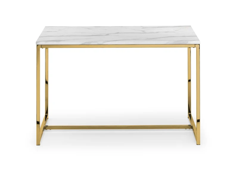 Scala Marble Effect Table & Vittoria Chair Set - Image 10