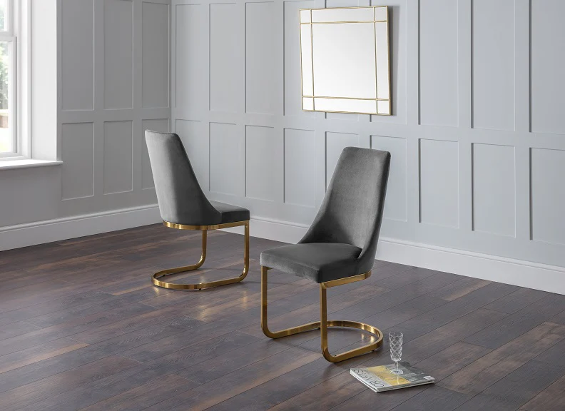 Scala Marble Effect Table & Vittoria Chair Set - Image 7