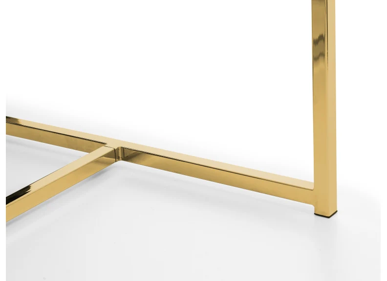 Scala White & Gold Dining Table - Image 3