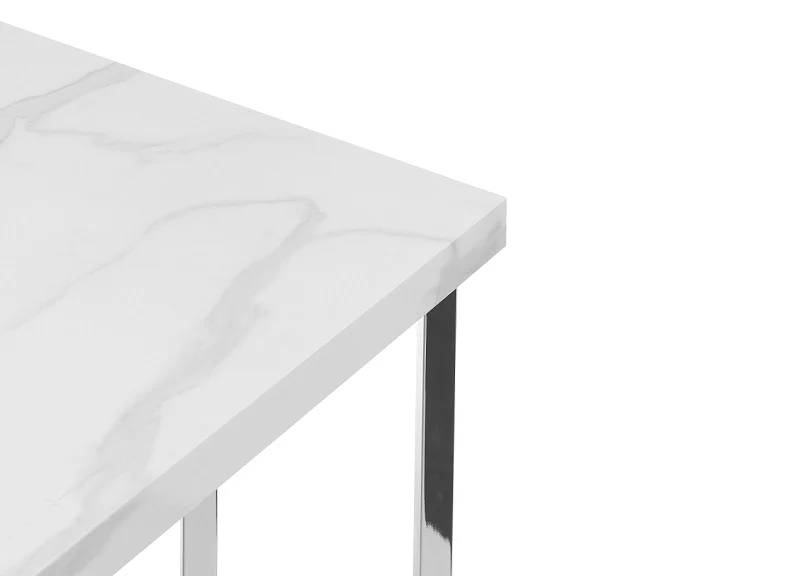 Scala White Table and 4 Jazz Dining Chairs Set - Image 4