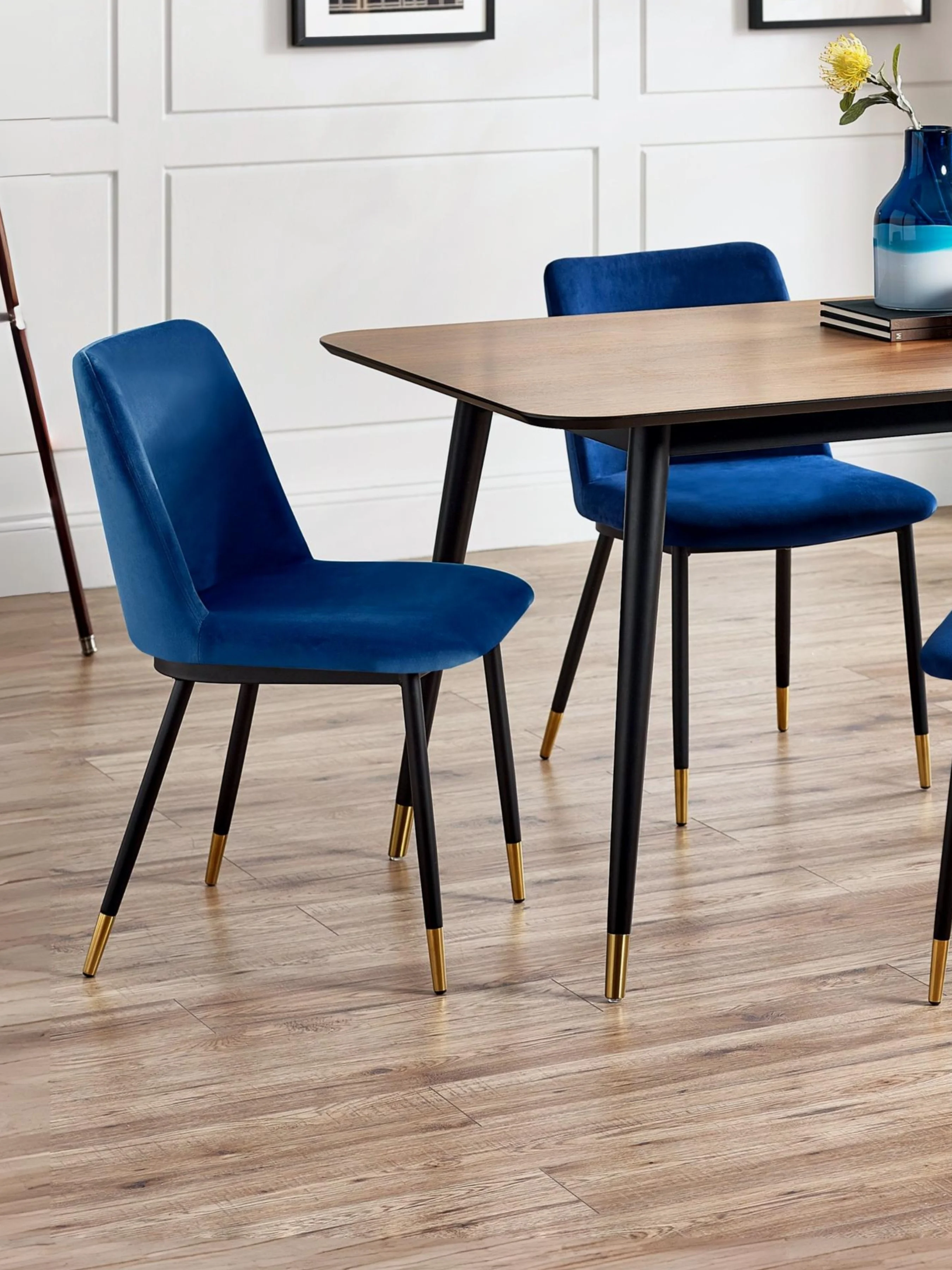 Set Of 2 Delaunay Dining Chairs - Blue - Image 2