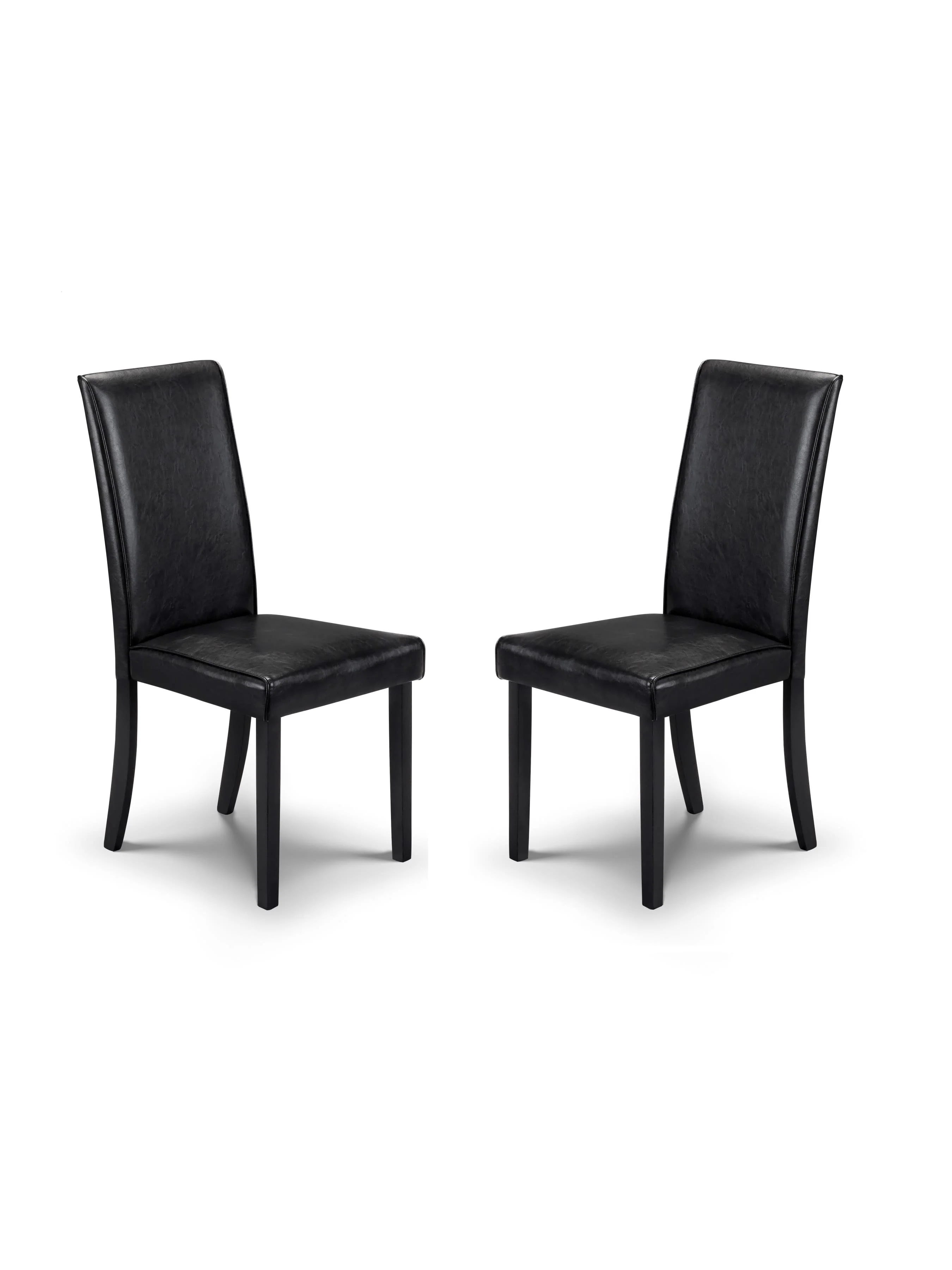Set Of 2 Hudson Black Dining Chairs - Image 2