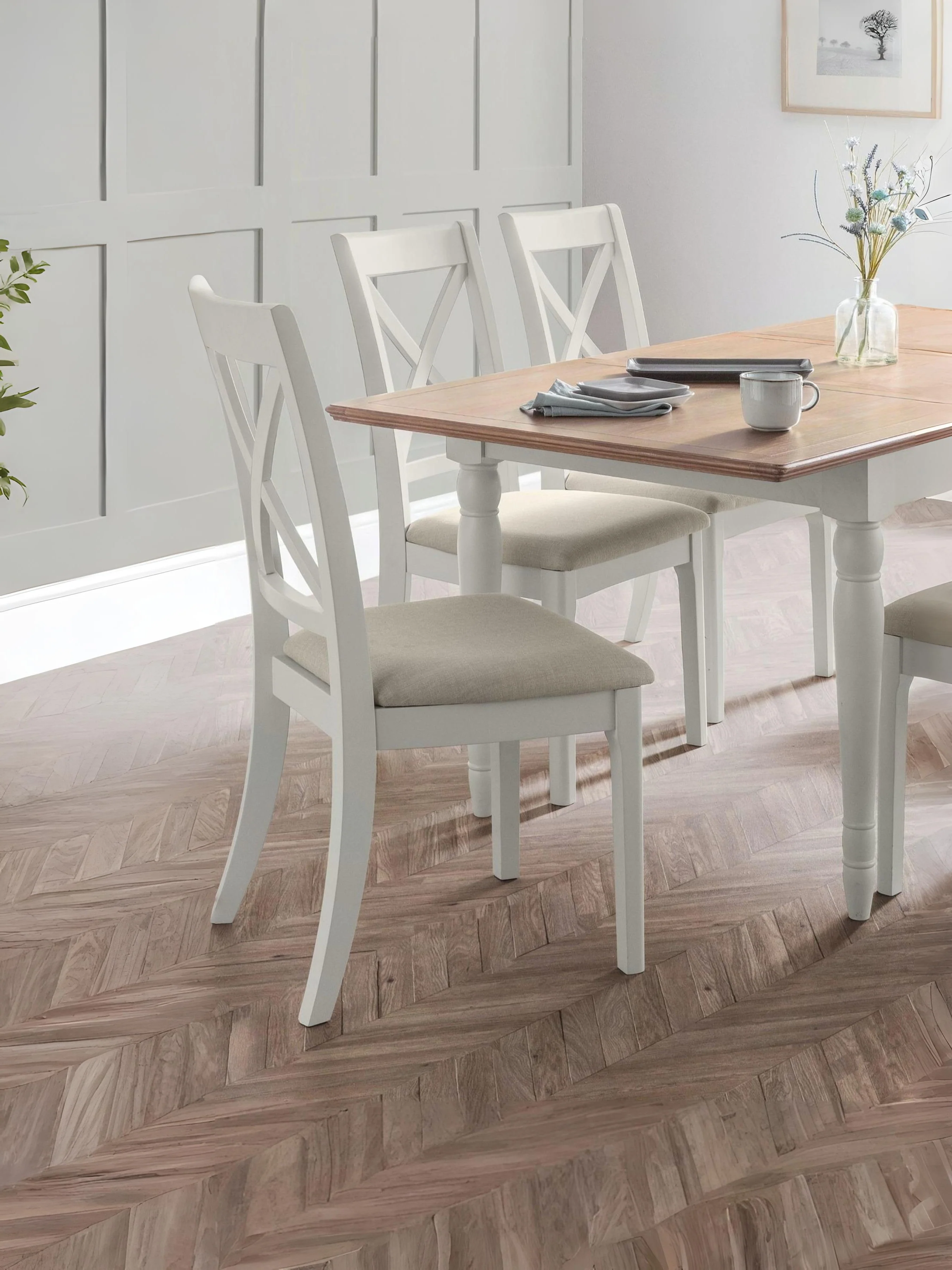 Set Of 2 Provence Dining Chairs - Image 2