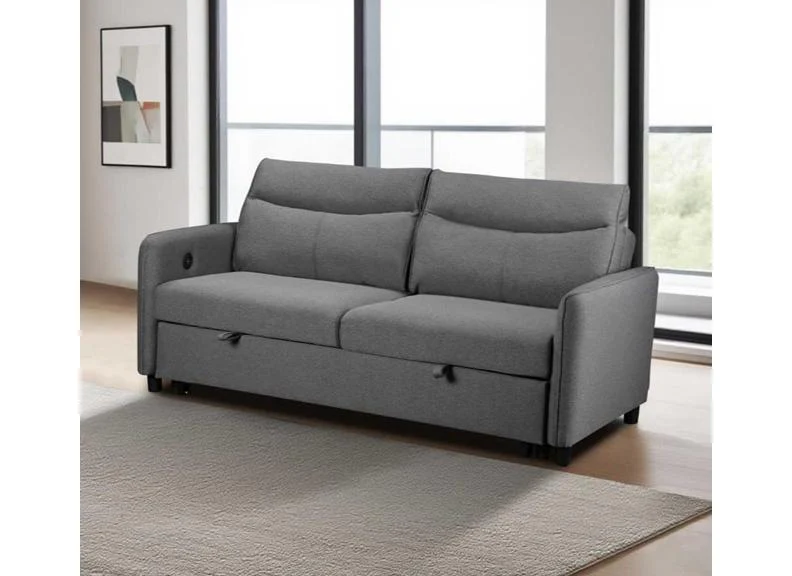 Sheila Grey Fabric Sofa Beds - Image 7