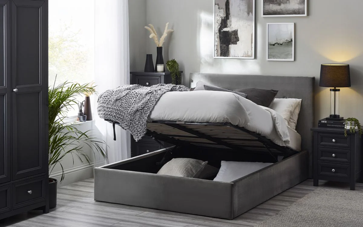 Shoreditch High Headboard Lift-Up Storage Bed 135cm - Image 2