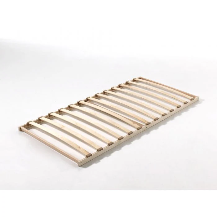 SLATTED BED BASE FRAME 90 x 200 CM – Durable Plywood with 13 Slats