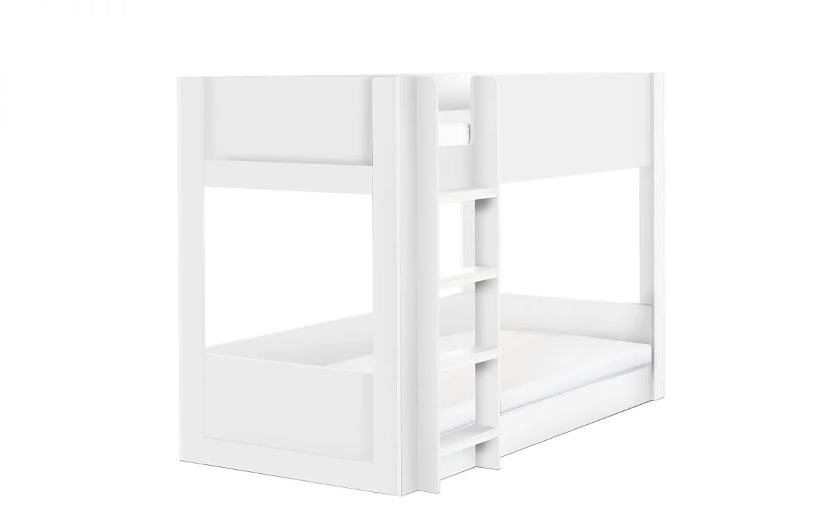 Solomon Bunk Bed – All White with Glow-in-the-Dark Steps - Image 4