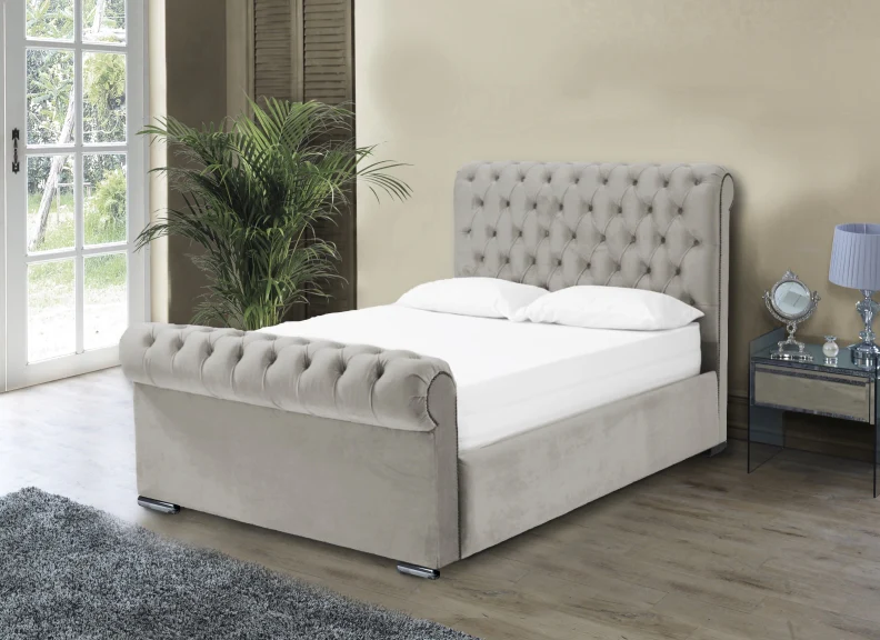 Sorrento Velvet Bed - Image 15