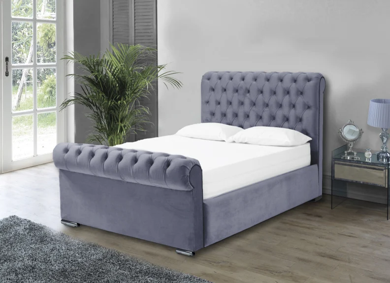 Sorrento Velvet Bed - Image 45
