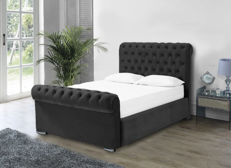 Sorrento Velvet Bed - Image 56