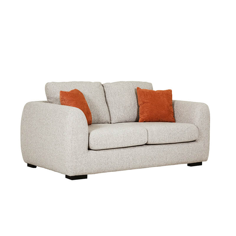 Spencer 2 Seater Sofa – Natural Fabric with Pocket Sprung Seats