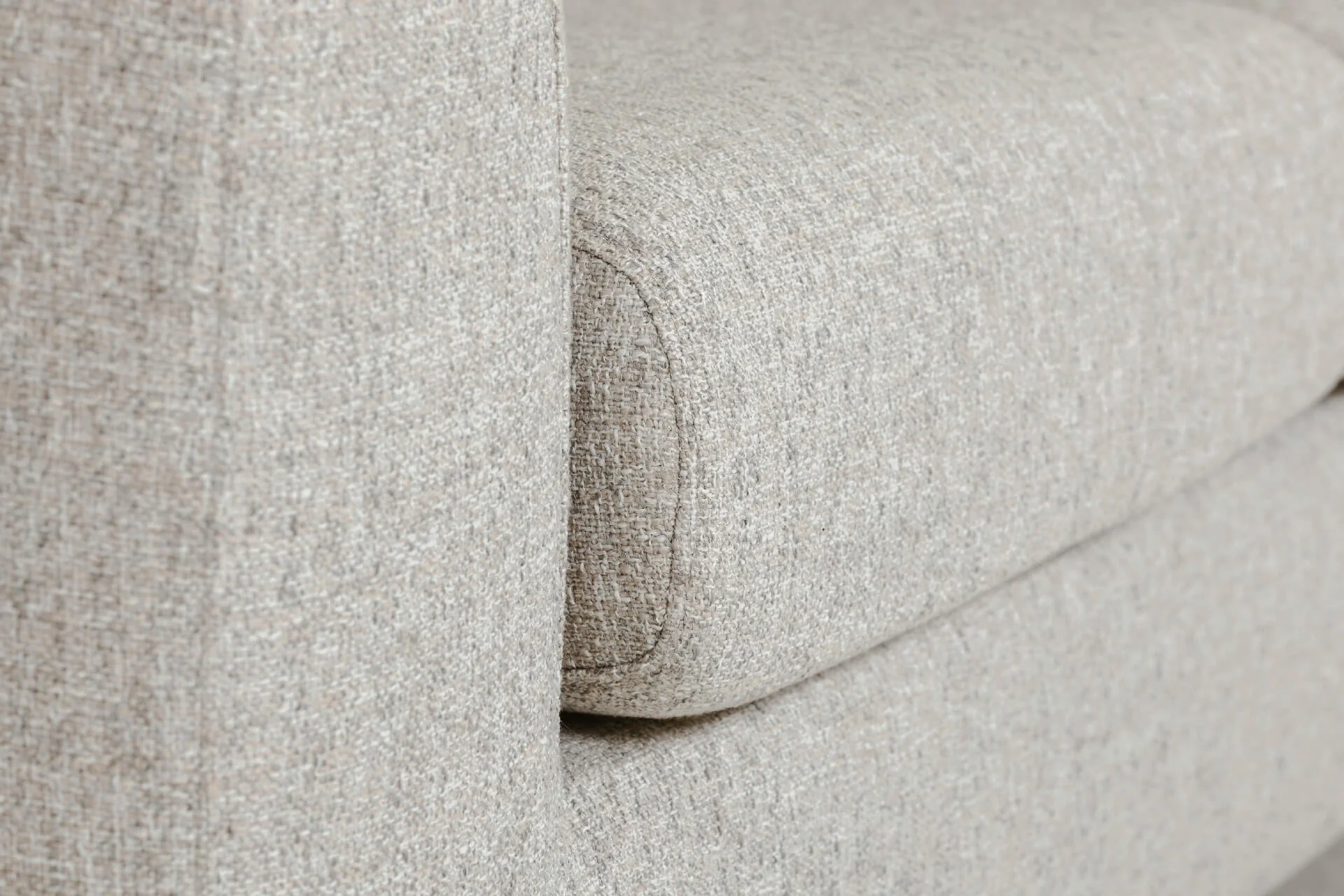 Spencer 2 Seater Sofa – Natural Fabric with Pocket Sprung Seats - Image 4