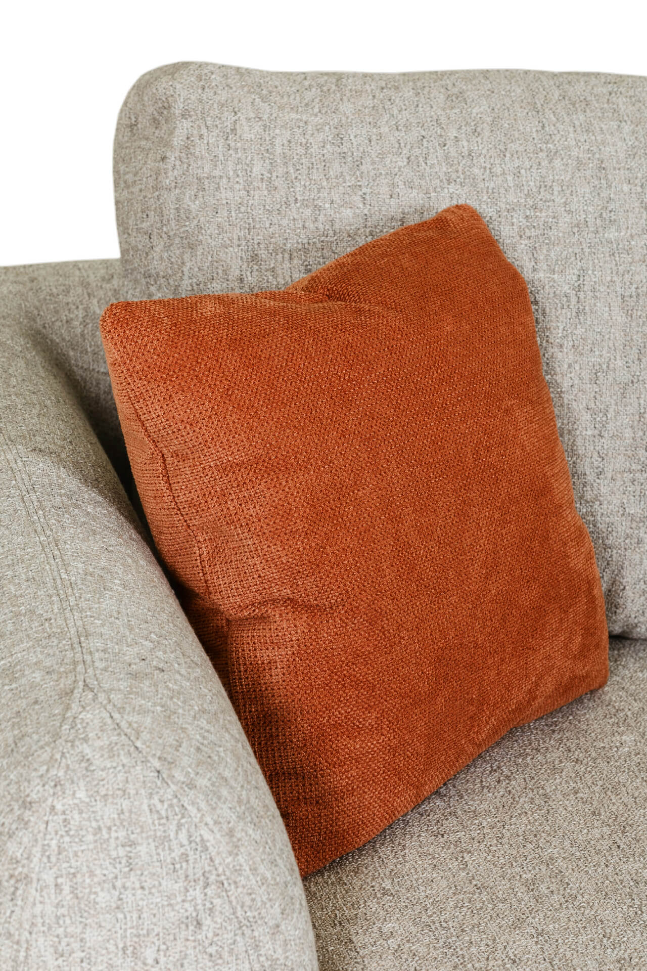Spencer 2 Seater Sofa – Natural Fabric with Pocket Sprung Seats - Image 5