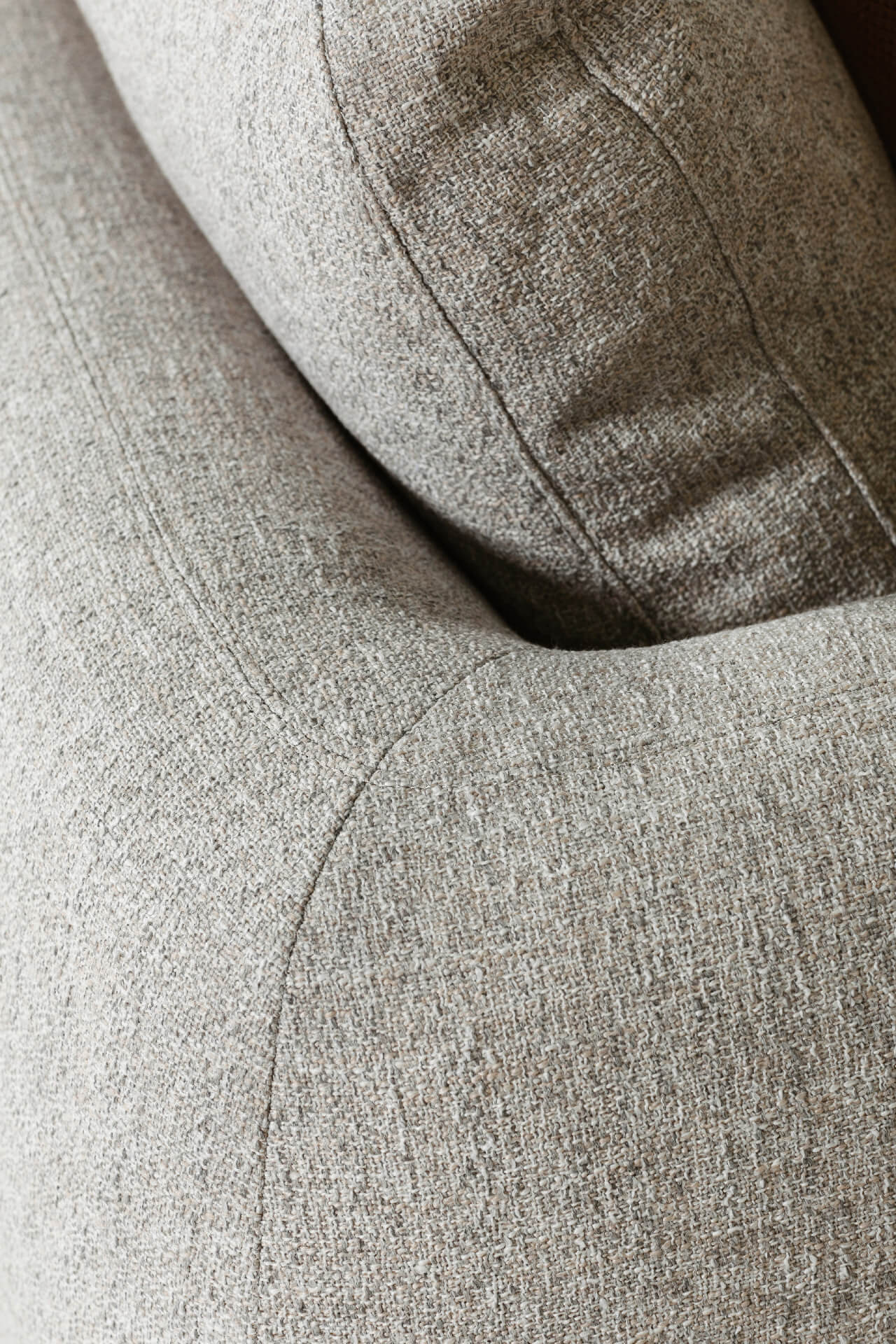 Spencer 2 Seater Sofa – Natural Fabric with Pocket Sprung Seats - Image 6