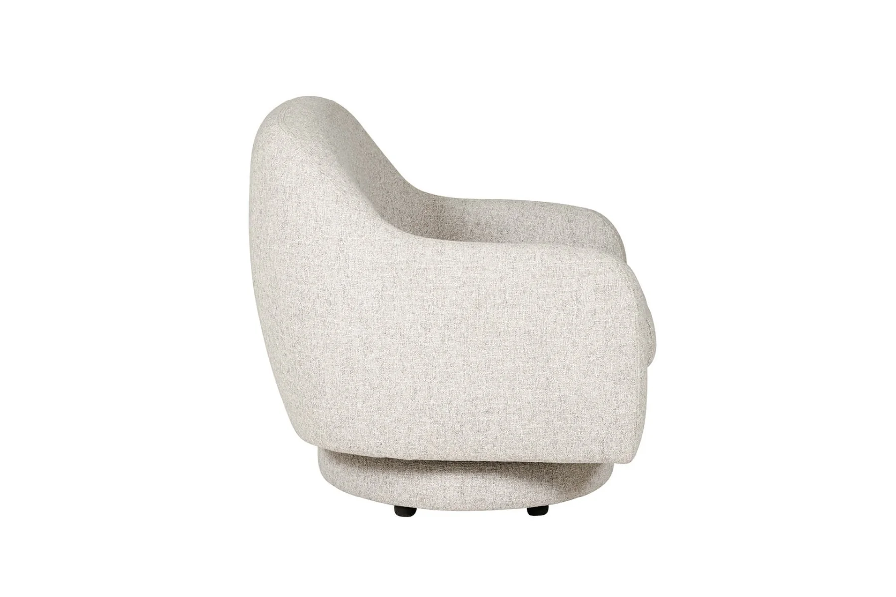 Spencer Swivel Accent Chair – Grey Fabric with Pocket Sprung Seat - Image 8