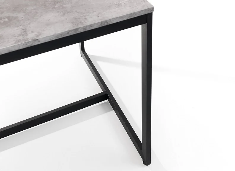 Staten Metal Frame Dining Table - Image 4