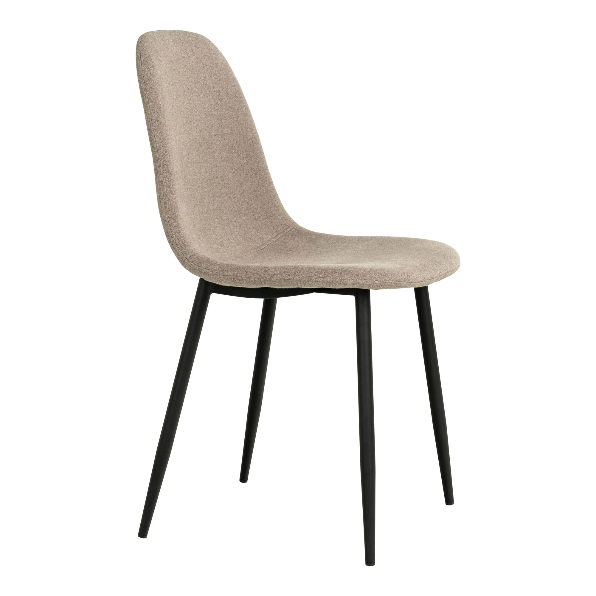Stockholm Dining Chair Option 3 – Stone Fabric with Steel Frame - Image 2
