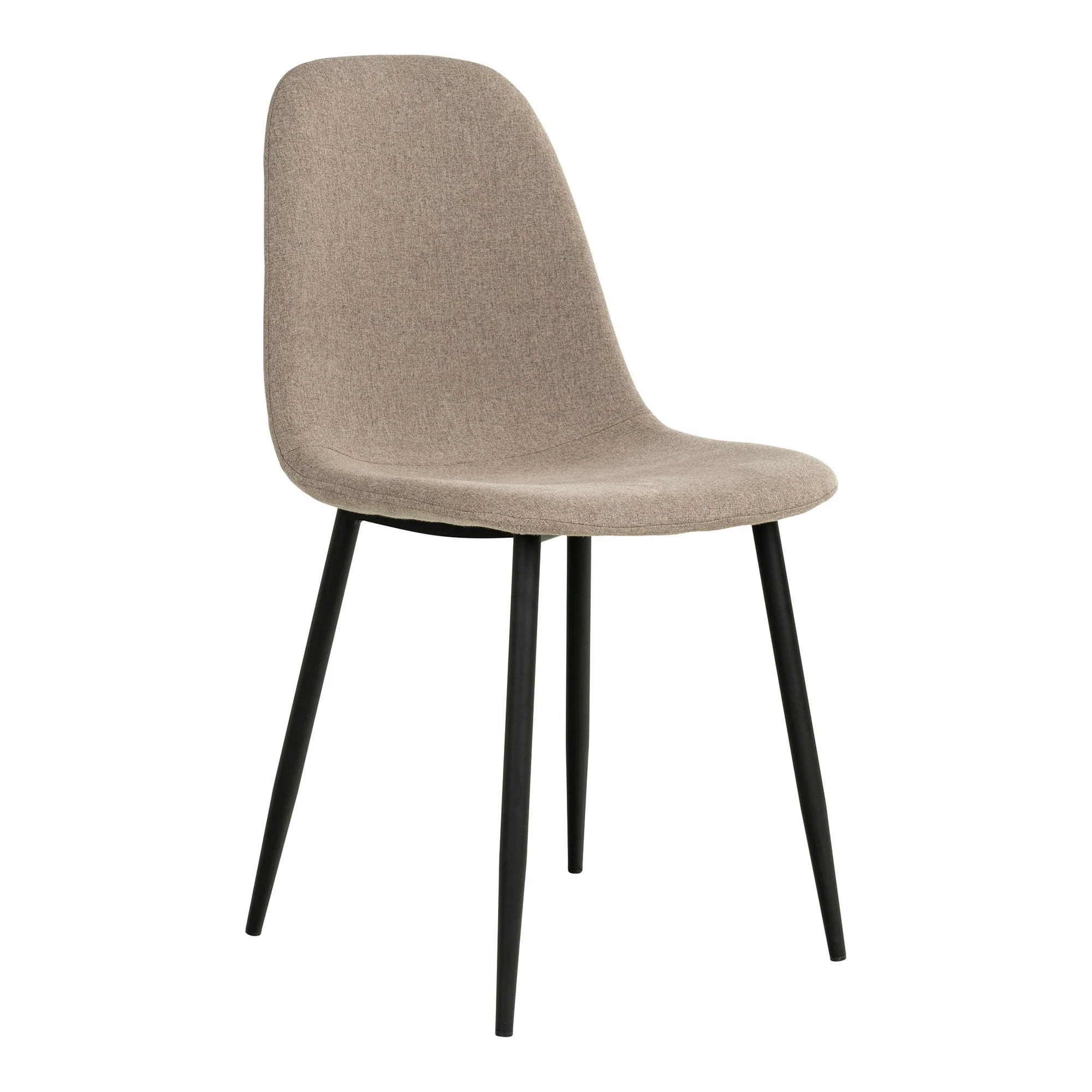 Stockholm Dining Chair Option 3 – Stone Fabric with Steel Frame - Image 3