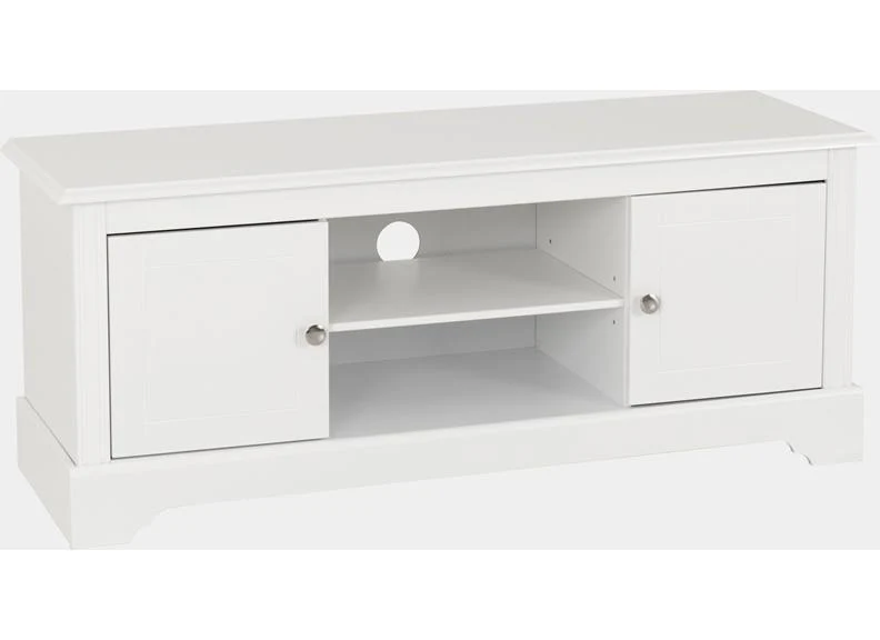 STRATFORD 2 DOOR TV UNIT - WHITE - Image 2
