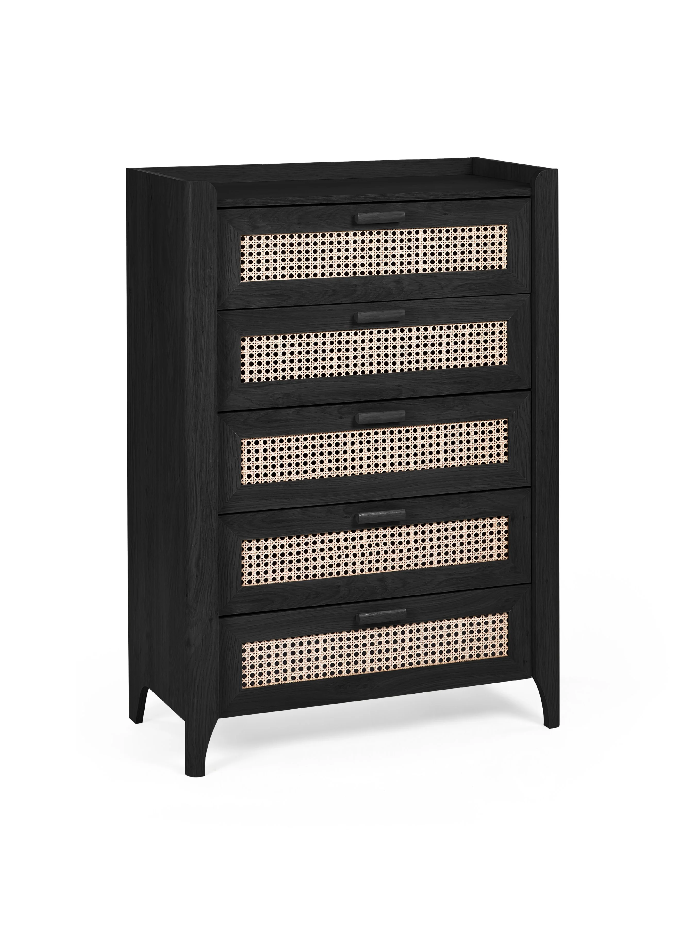 Sydney 5 Drawer Chest - Black Ash - Image 2