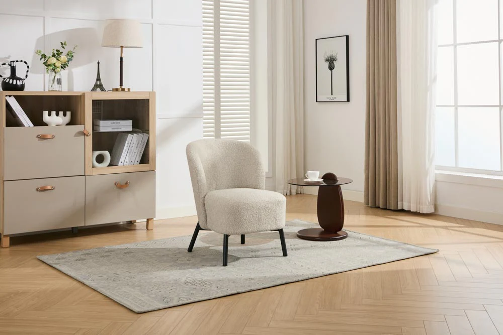 Talia Beige Accent Chair