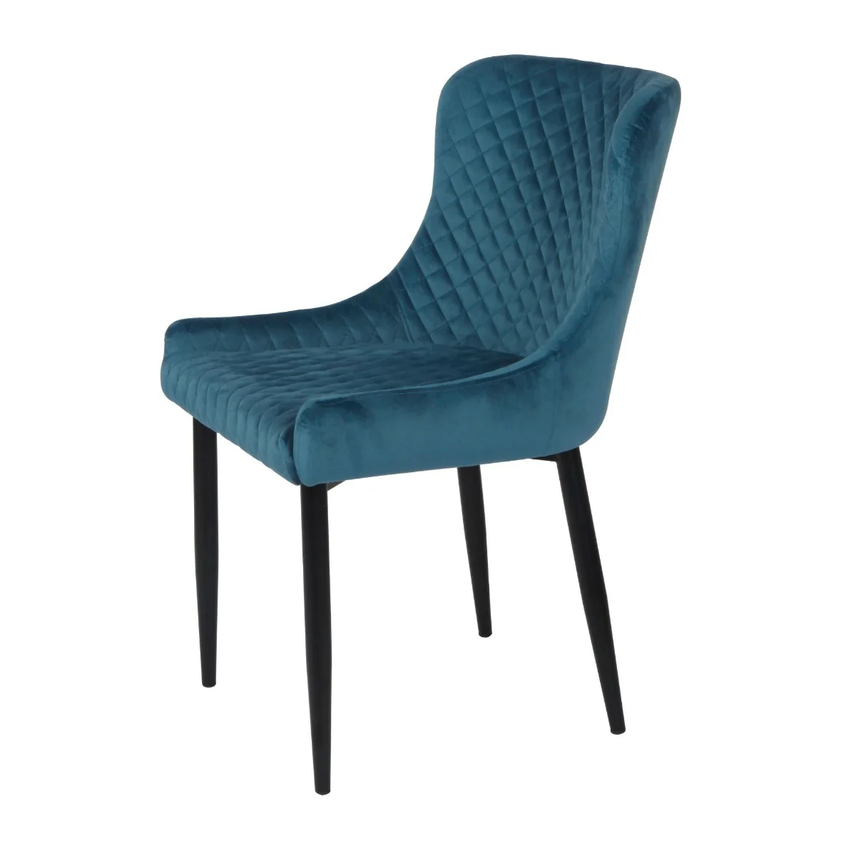 Talia Blue Velvet Dining Chair - Image 2