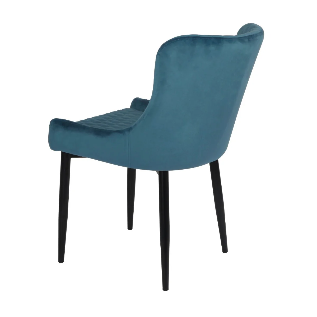 Talia Blue Velvet Dining Chair - Image 5