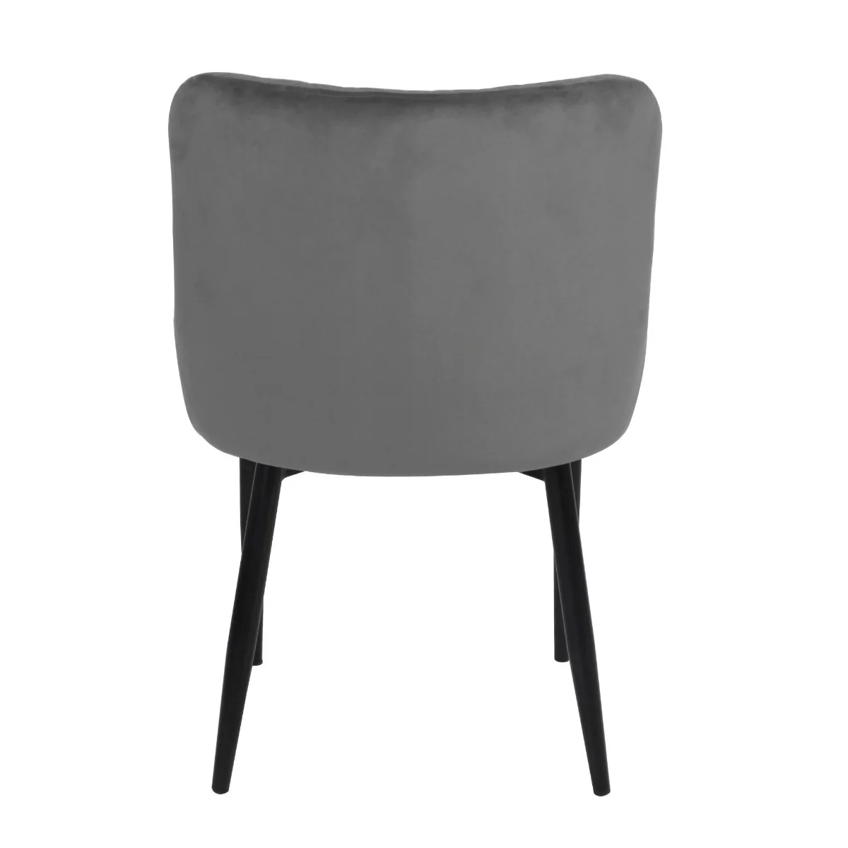 Talia Dining Chair Grey Velvet - Image 4
