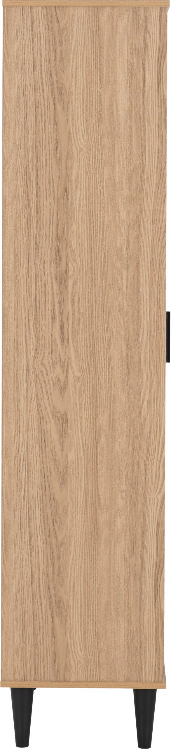 Tessa 1 Door 2 Drawer Bookcase Unit - Natural Oak Effect - Image 3