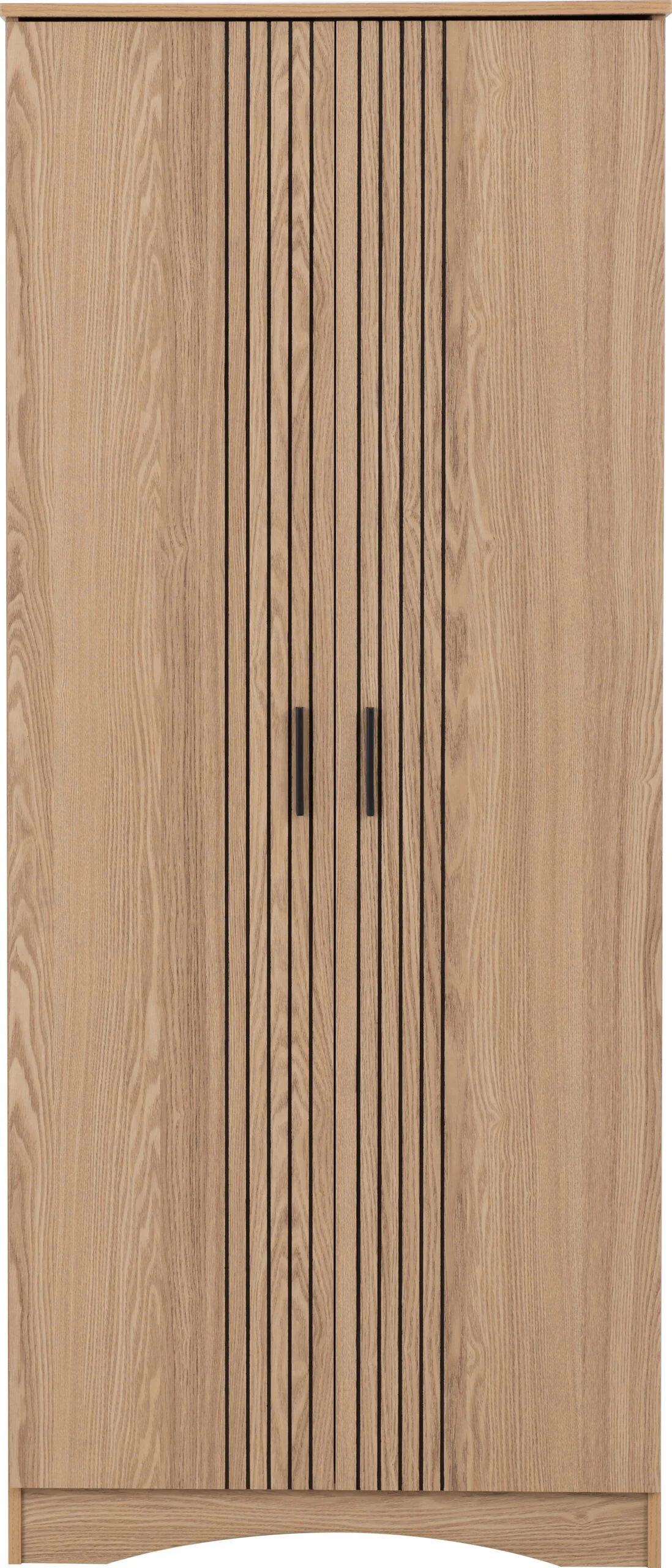 Tessa 2 Door Wardrobe - Natural Oak Effect - Image 5