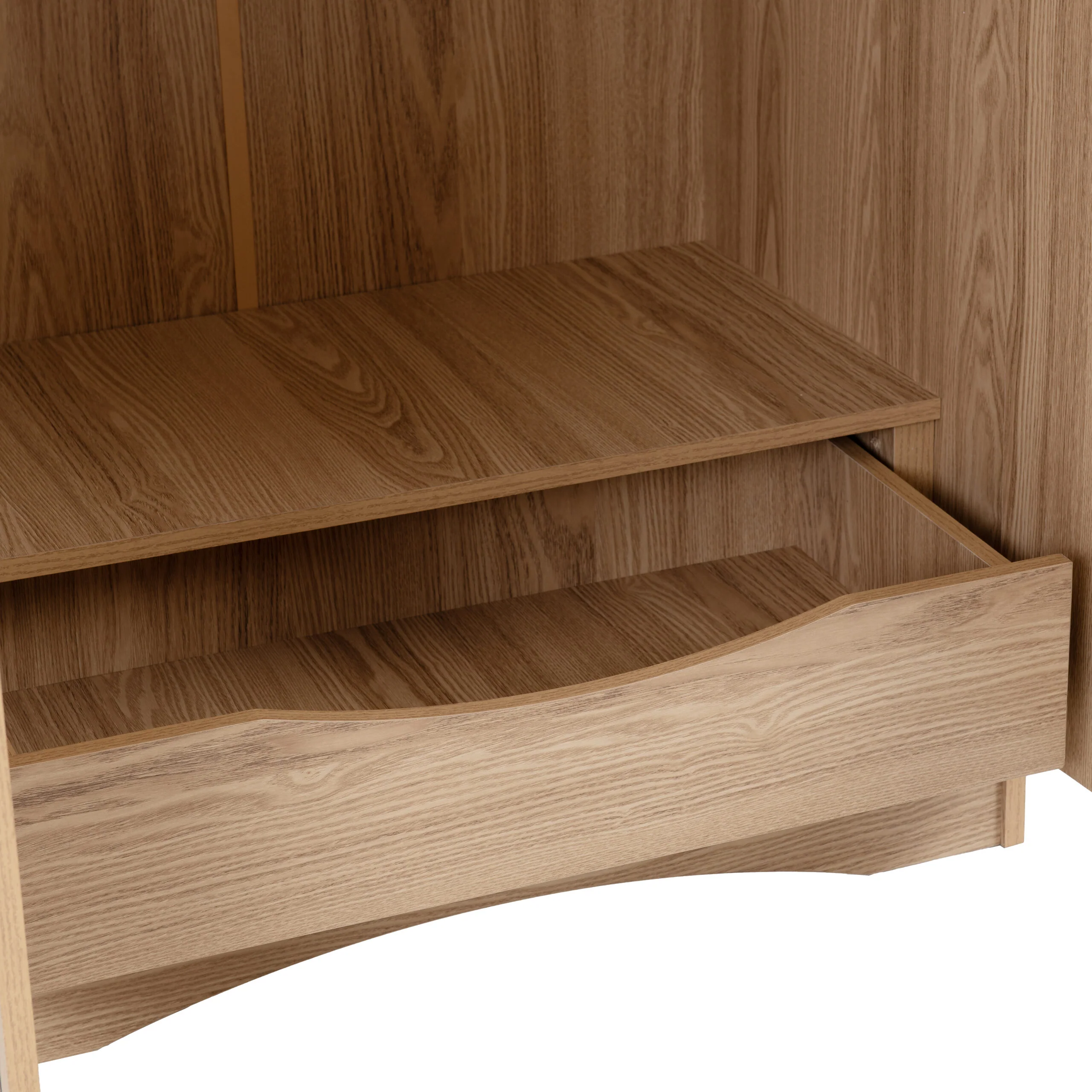 Tessa 2 Door Wardrobe - Natural Oak Effect - Image 6