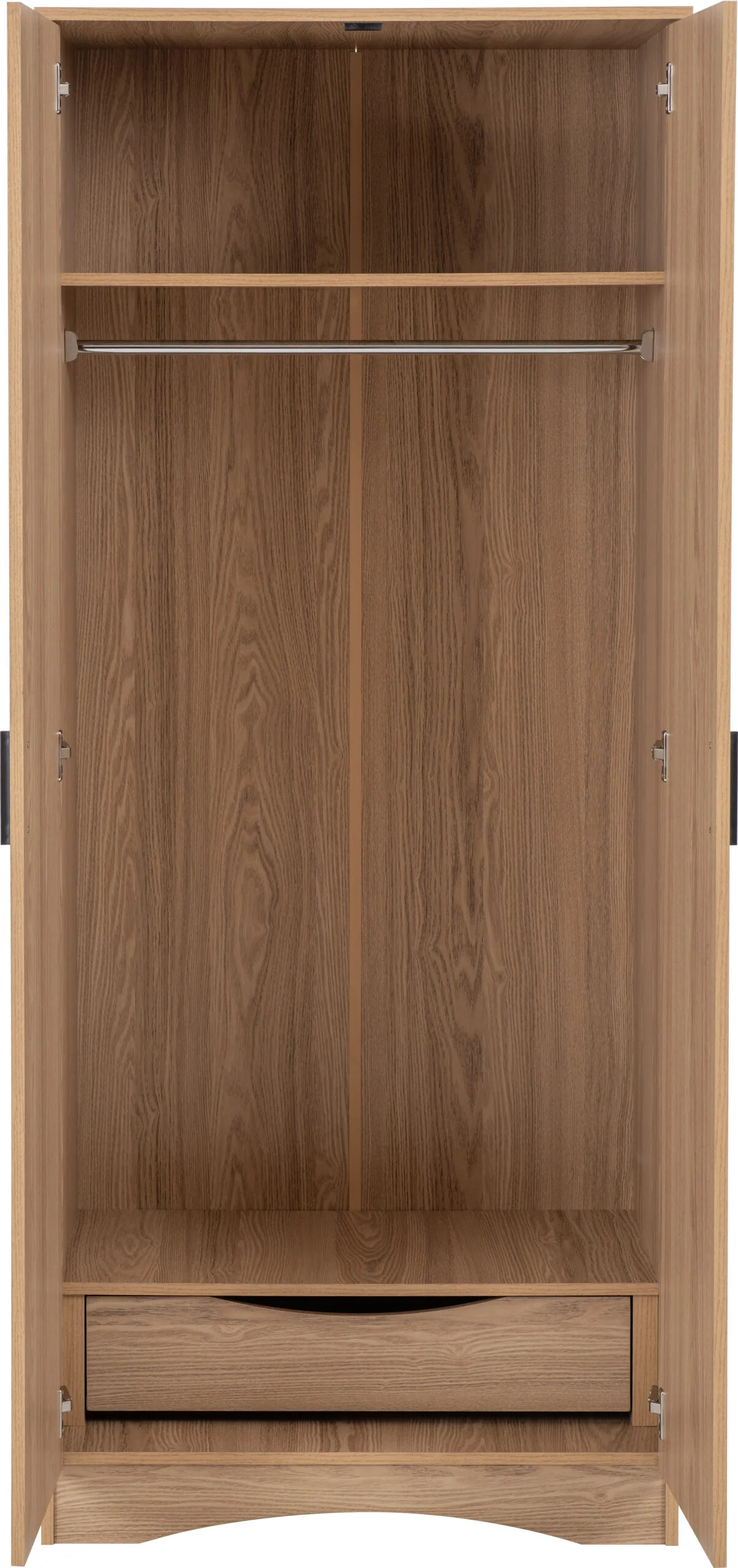 Tessa 2 Door Wardrobe - Natural Oak Effect - Image 7