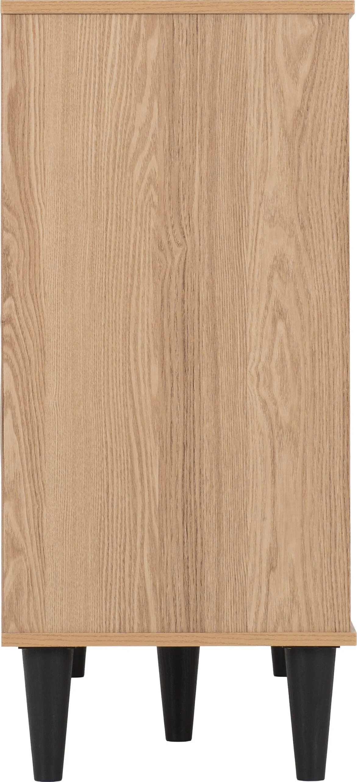 Tessa 3 Door 2 Drawer Sideboard - Natural Oak Effect - Image 4
