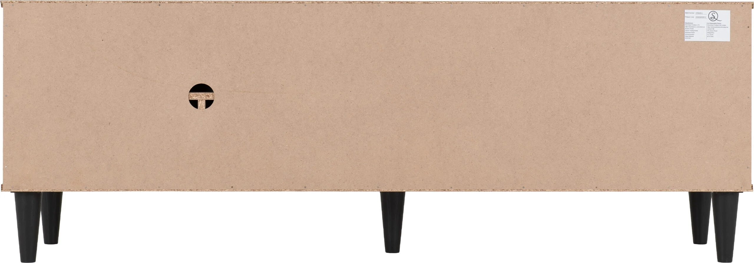 Tessa TV Cabinet - Natural Oak Effect - Image 6