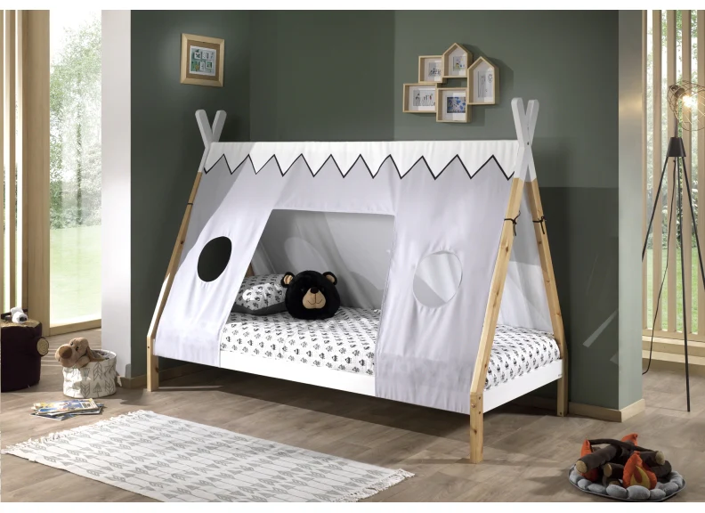 Tipi LP Child's Bed – Minimalist Tepee Design with Optional Tent 90x200cm - Image 5