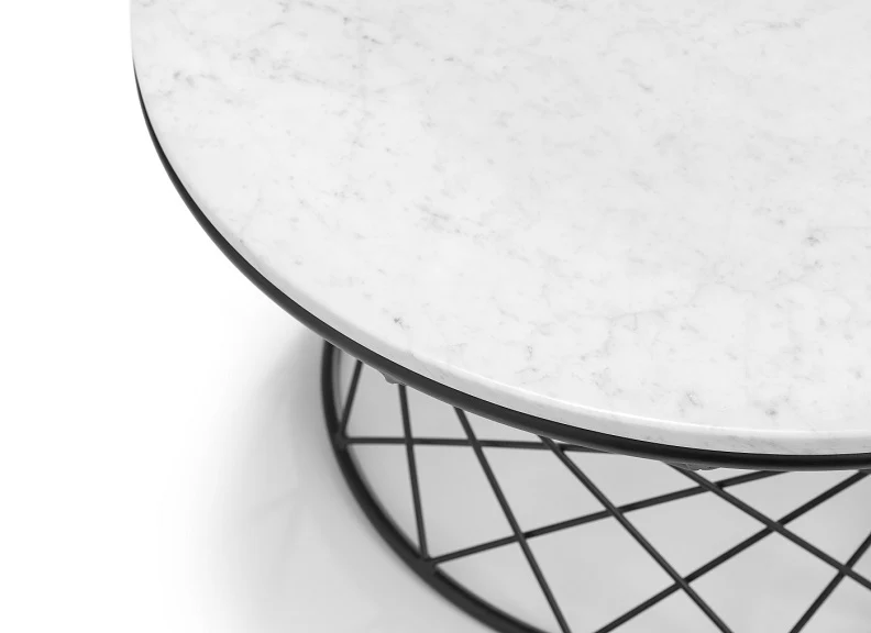 Trevi Real Marble Coffee Table - Image 4