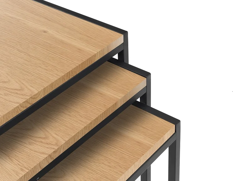 Tribeca Euro Oak Table Nest - Image 3
