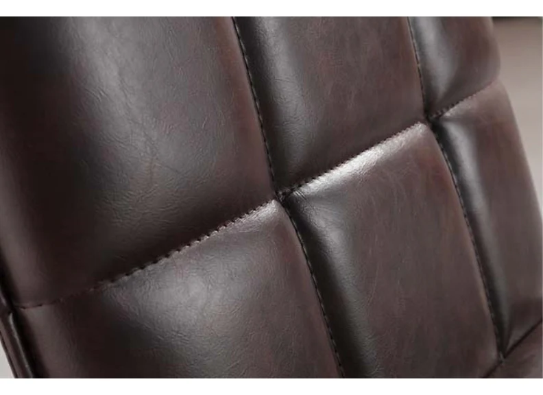 Set Of Two Paneled Back Faux Leather Chairs – Metal Frame (CH17x2) (Pre-order) - Image 4