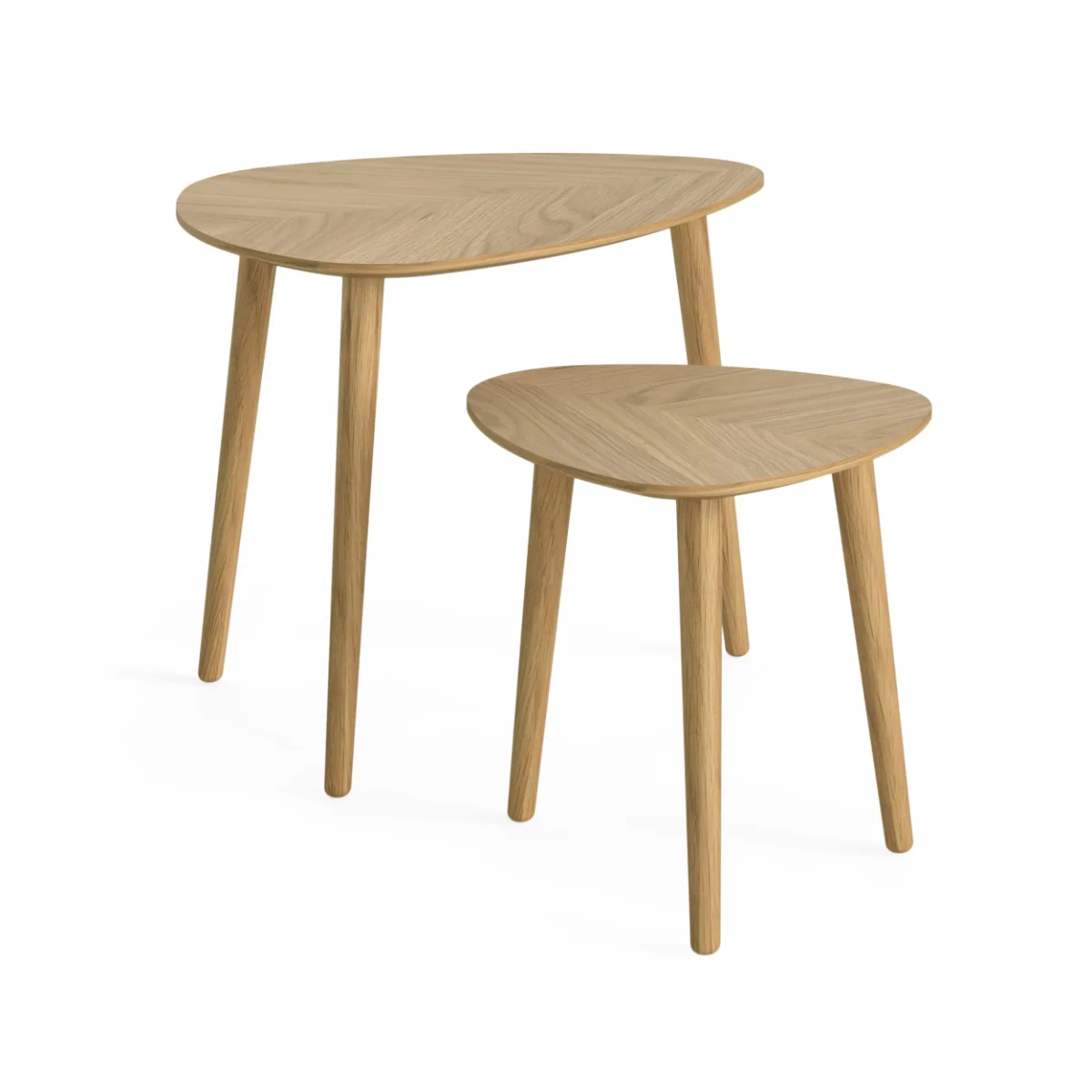 Valencia Nest of Tables – High-Gloss Finish 600mm - Image 4