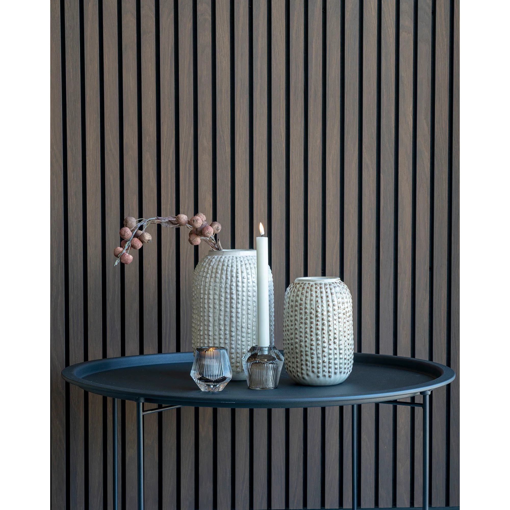 Vase Option 15 – Beige Stoneware Vase - Image 2