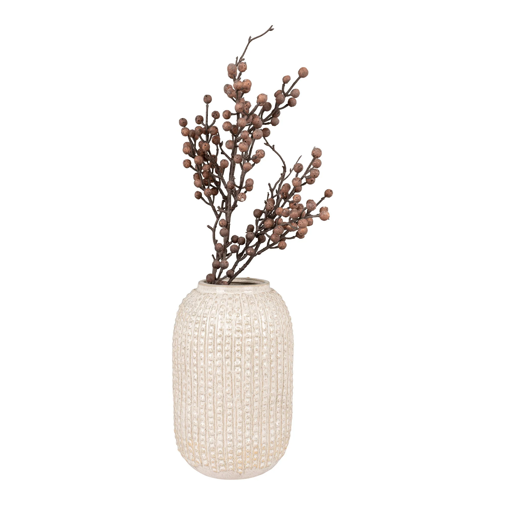 Vase Option 15 – Beige Stoneware Vase - Image 3